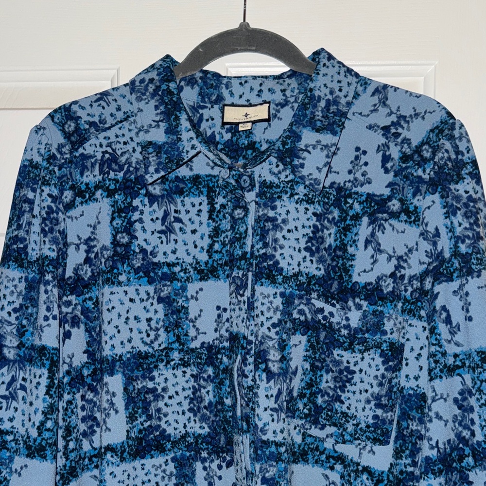 Tuckernuck Blue Floral Mini Dress